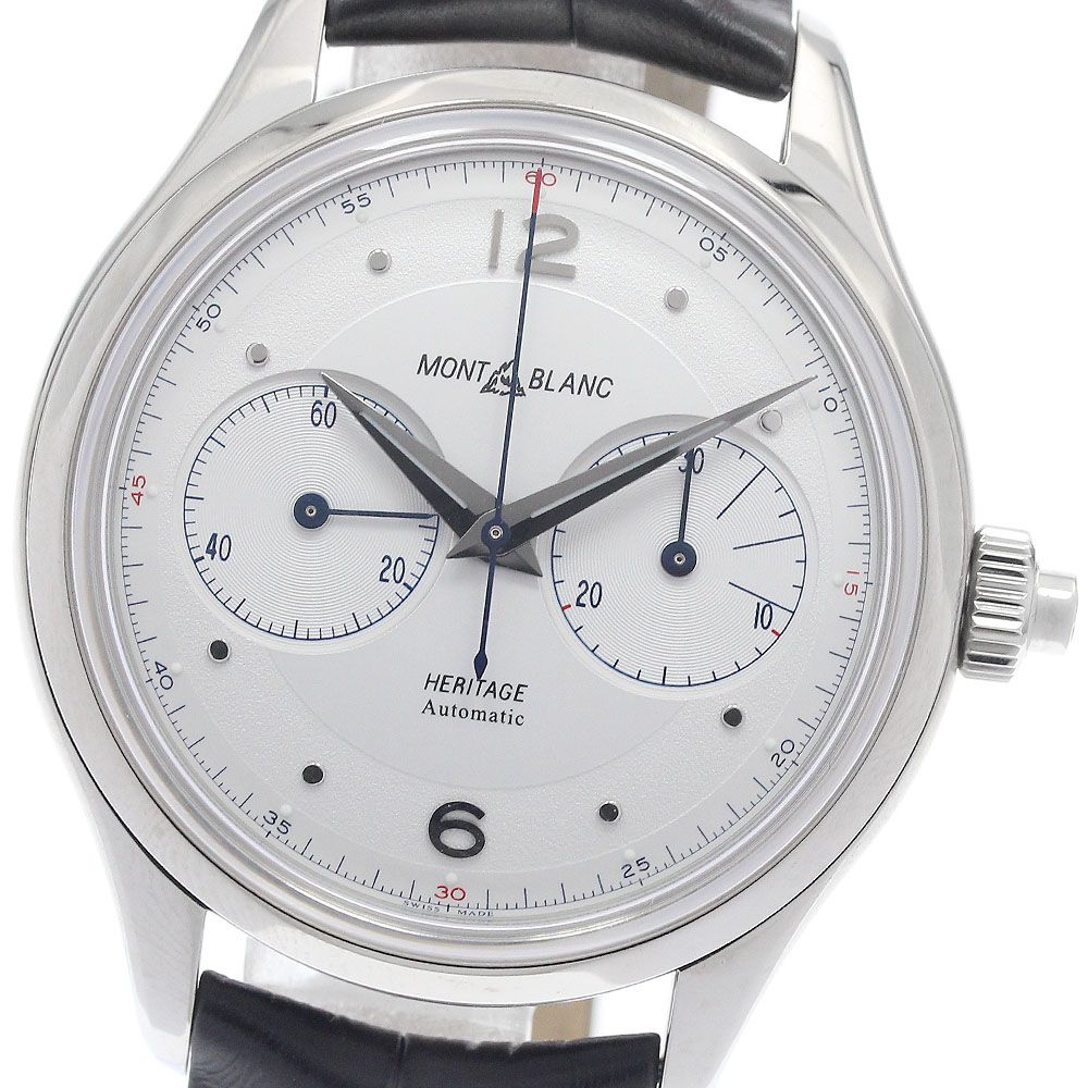 モンブラン MONTBLANC 119951 ヘリテイジ モノプッシャー クロノグラフ 自動巻き メンズ 極美品 _949790 モンブラン MONTBLANC 119951 ヘリテイジ モノプッシャー クロノグラフ