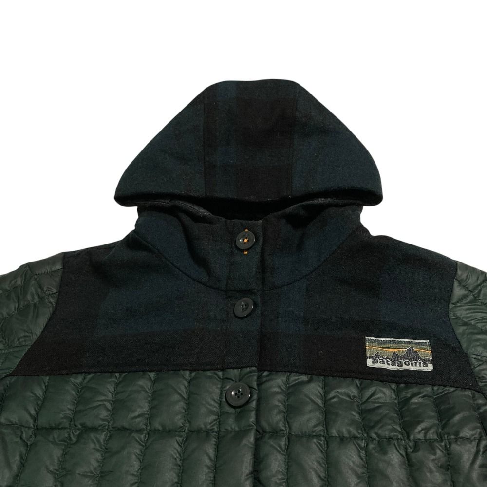 良品 Patagonia パタゴニア リサイクル ダウン フーデッド コート 