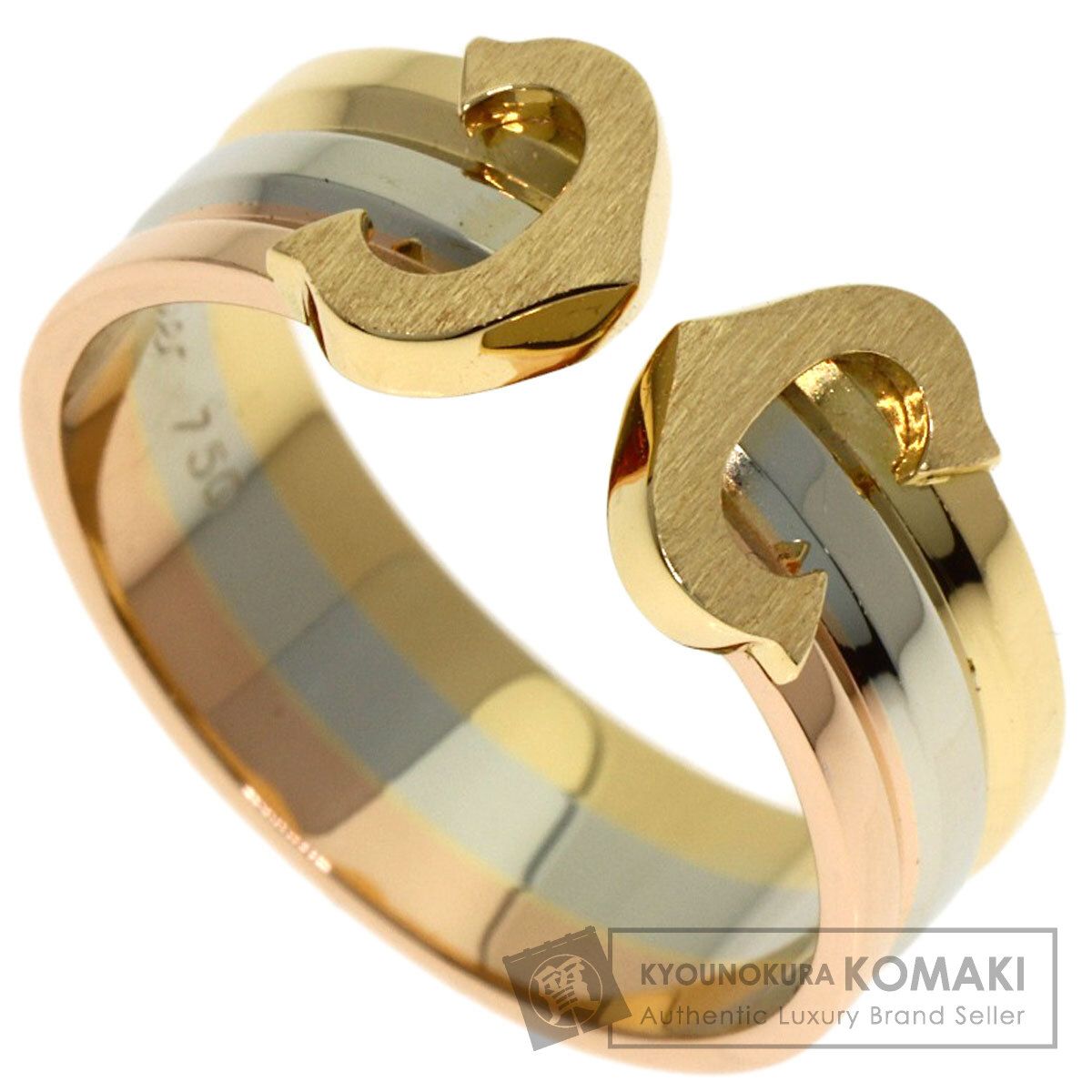 CARTIER カルティエ 2Cリング #49 リング・指輪 K18YG K18WG K18PG 