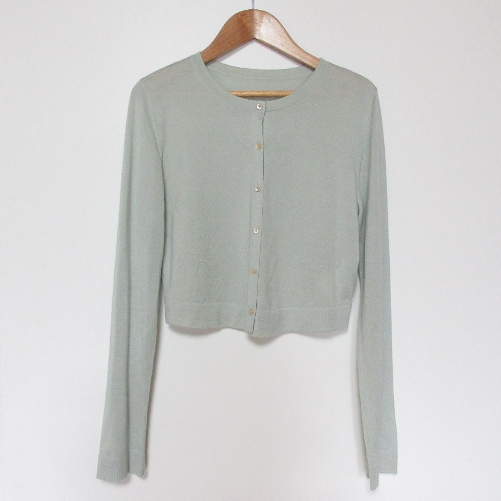 美品 FOXEY フォクシー カシミヤ シルク クロップド ニット 美品 FOXEY フォクシー カシミヤ シルク クロップド ニット