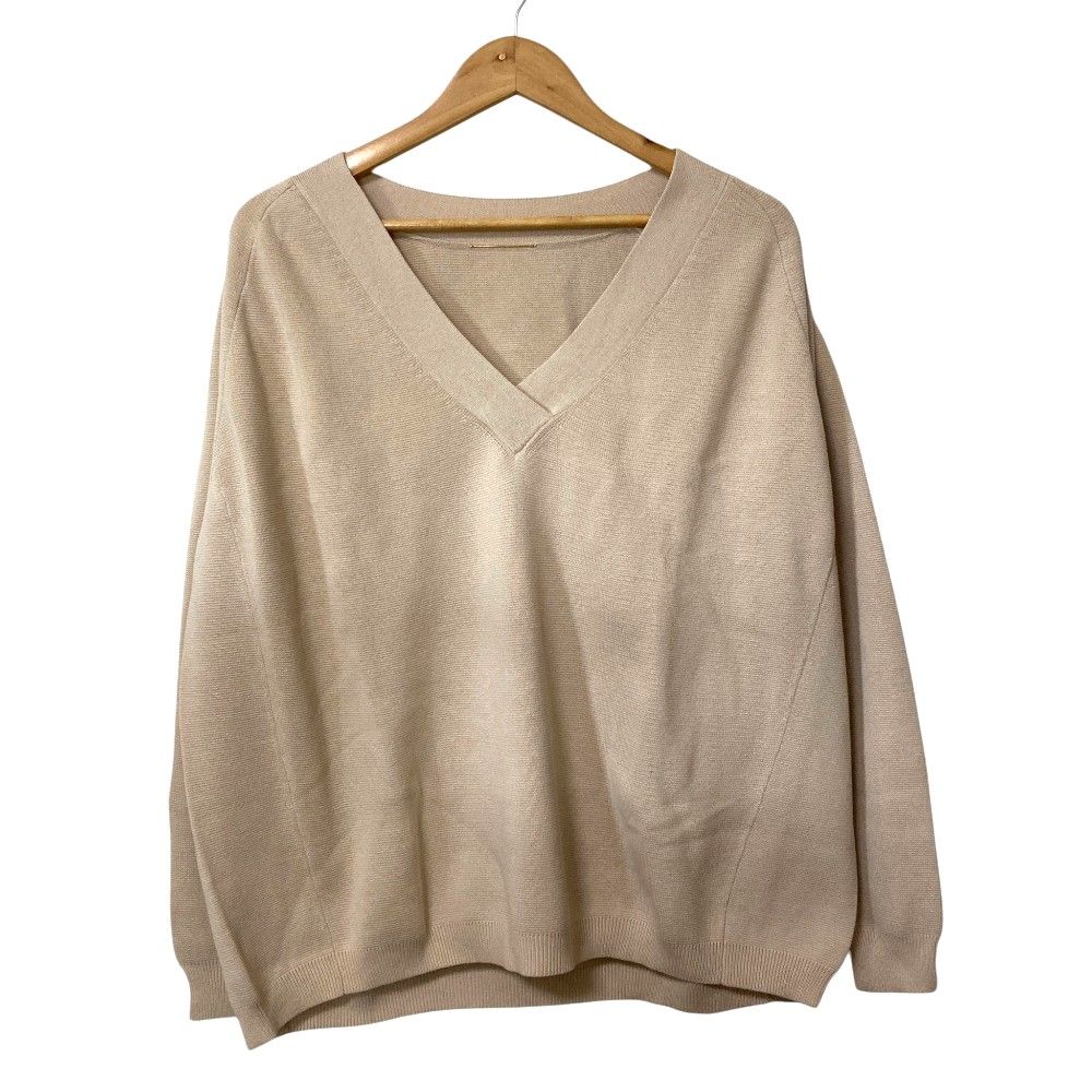 美品 Deuxieme Classe ドゥーズィエム クラス ブラウス ベージュ 