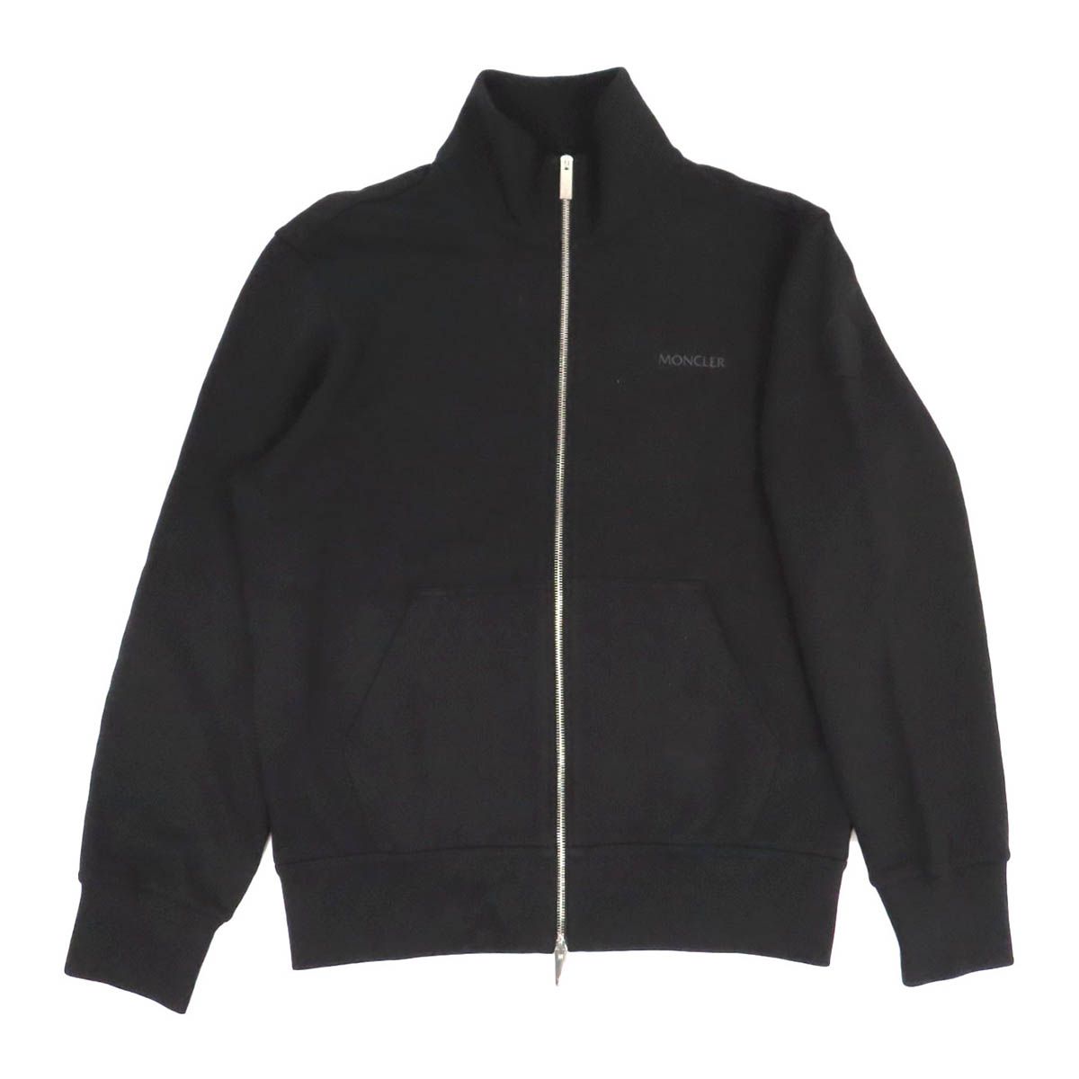 し*う様 『MONCLER』ジップアップスウェット XXL ブラック used 【公式