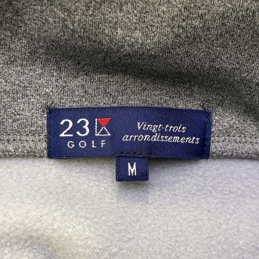 サイズ：M 23区GOLF ニジュウサンクゴルフ 裏起毛 ハイネック