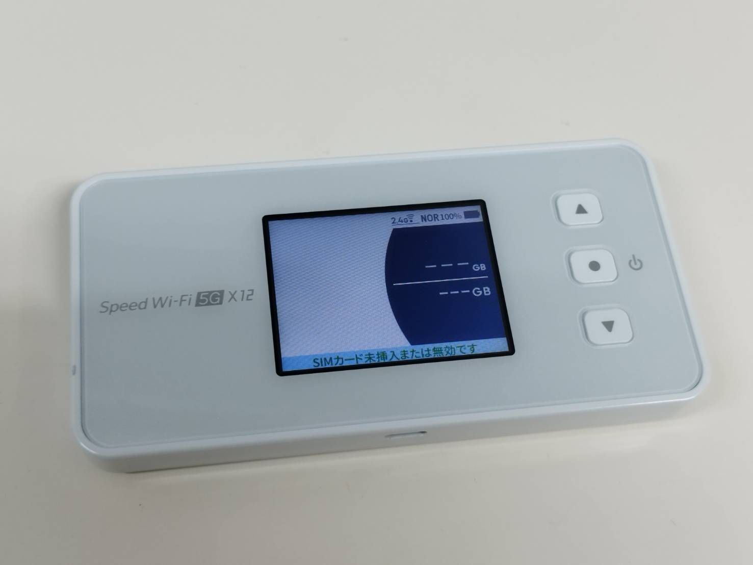 美品】Speed Wi-Fi 5G X12 モバイルルーター - メルカリ