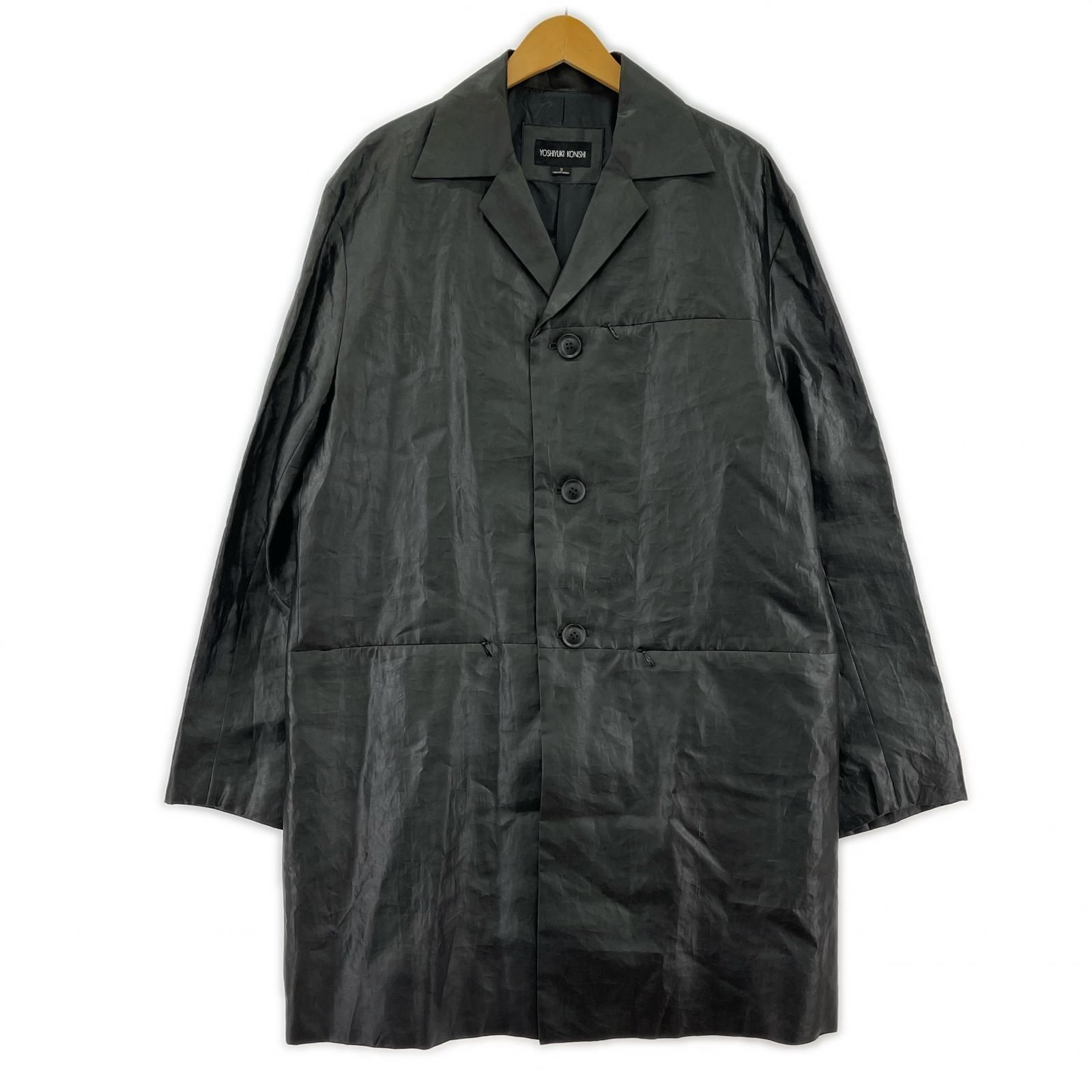 YOSHIYUKI KONISHI ヨシユキコニシ 光沢 ハーフコート size3