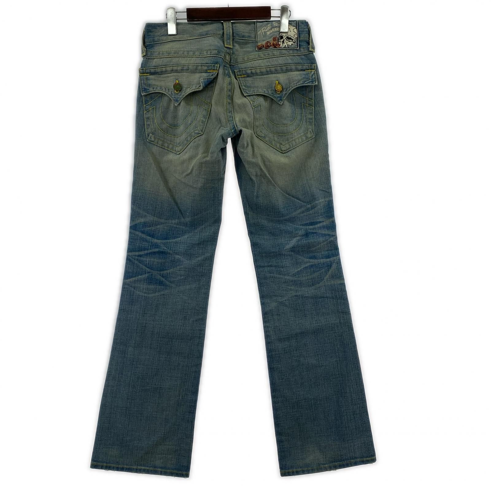 か*い様 TRUE RELIGION デニムパンツ ダメージ加工 TRUE RELIGION トゥルーレリジョン ダメージ加工デニムパンツ size29