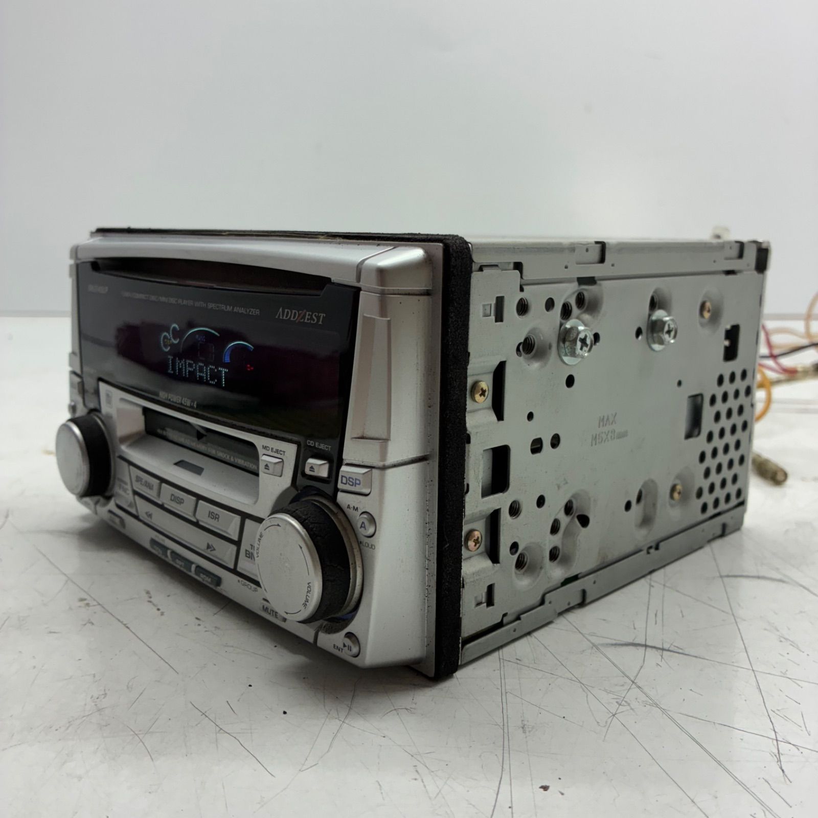 Y ADDZEST アゼスト 2DIN DMZ145LP カー オーディオ デッキ MD CD RAC