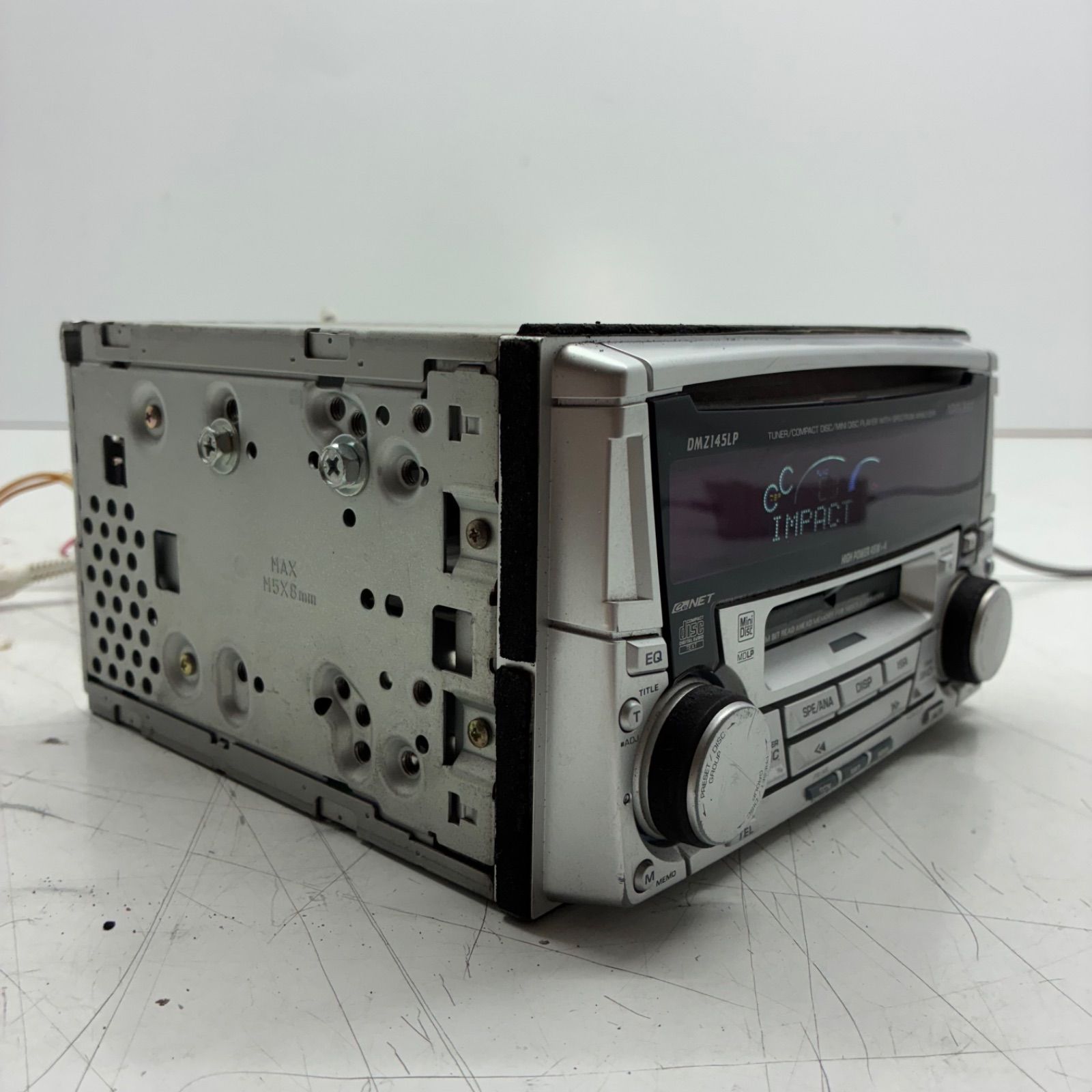 Y ADDZEST アゼスト 2DIN DMZ145LP カー オーディオ デッキ MD CD RAC