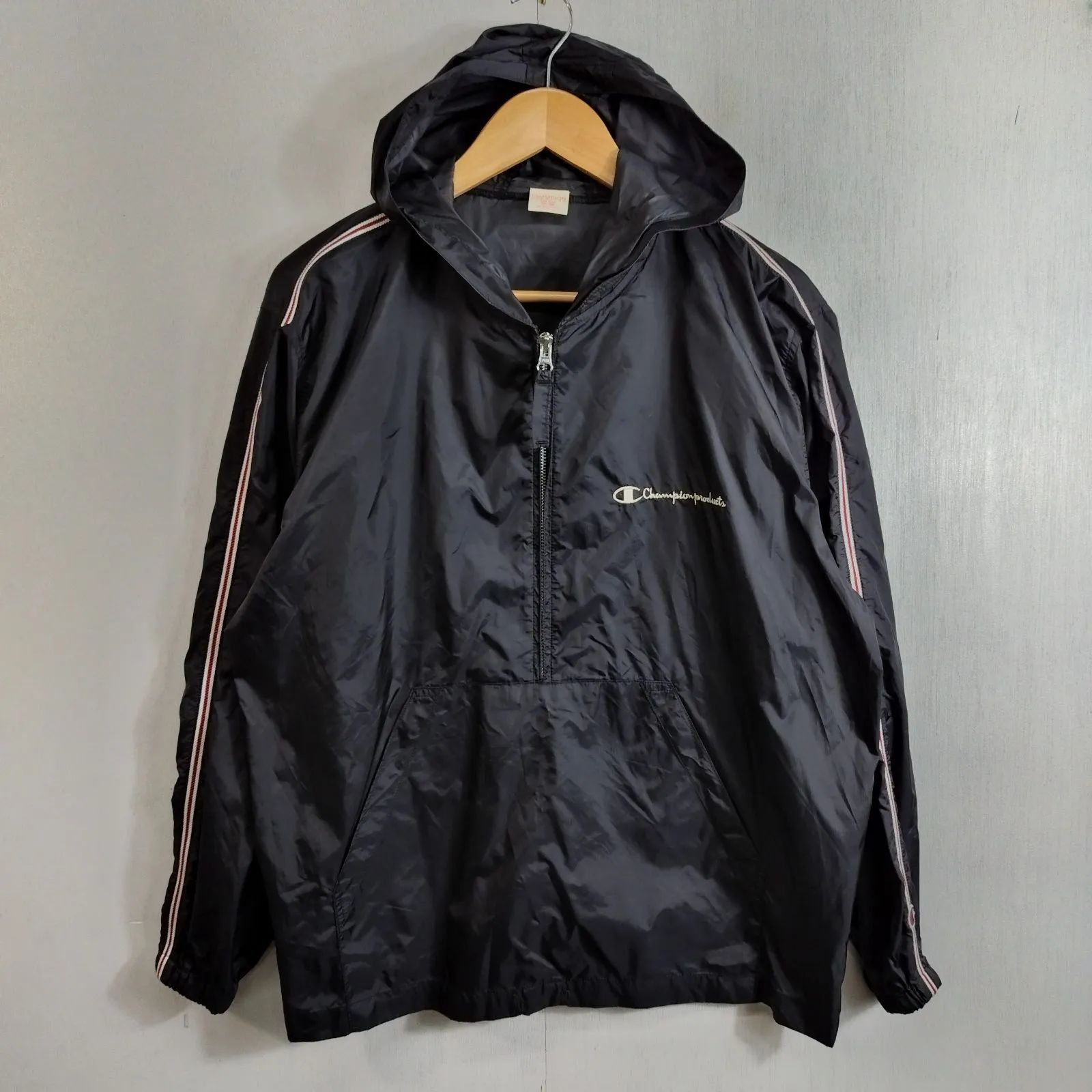 champion チャンピオン アノラックパーカー プルオーバー ナイロン 