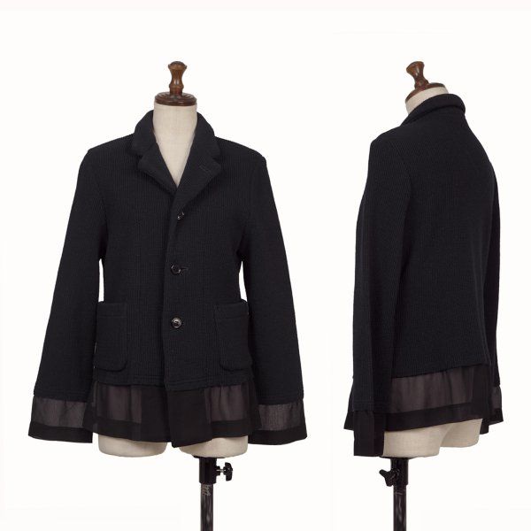 ●ローブドシャンブル コムデギャルソン●ニット ジャケット ローブドシャンブル コムデギャルソンrobe de chambre COMME des
