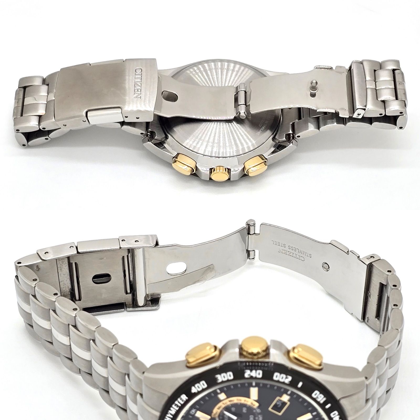CITIZEN シチズン CB5879-53E エコ・ドライブ ソーラー電波時計 稼働品