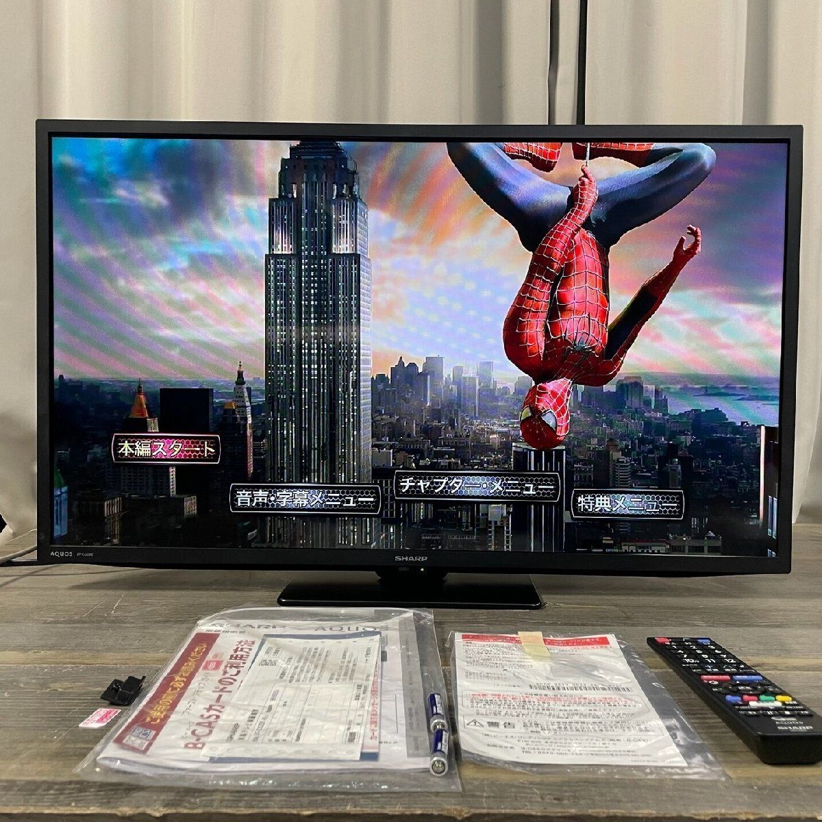 3762 SHARP 32V型 液晶テレビ AQUOS 2T-C32DE 2024年製 /神奈川県秦野 