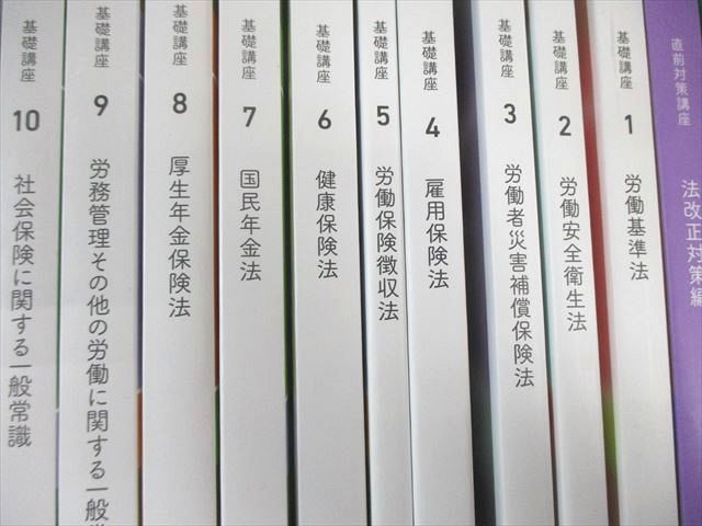 フォーサイト 社会保険労務士 基礎/過去問講座など 【模試2回分付き