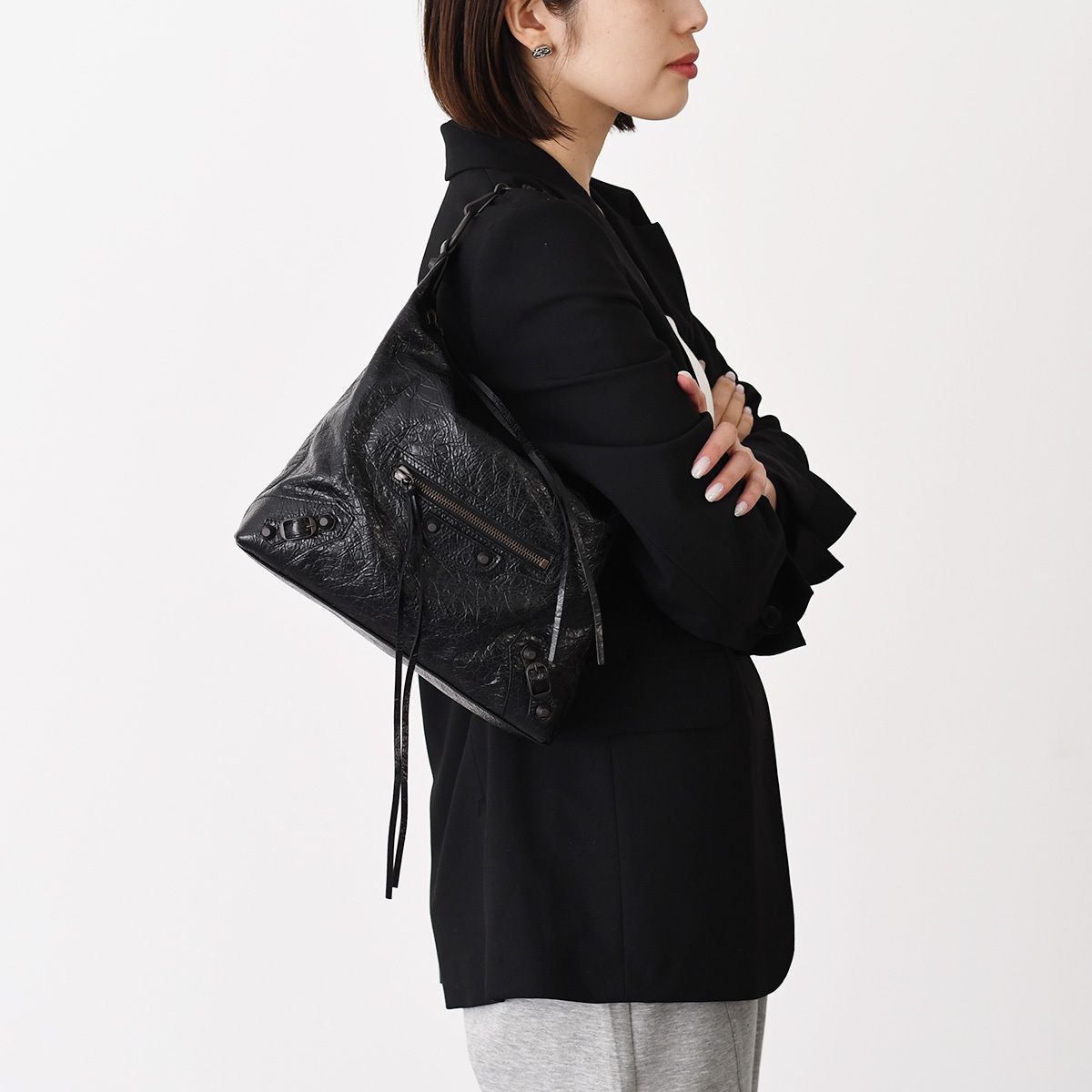 BALENCIAGA バレンシアガ ショルダーバッグ LE CITY ルシティ ホーボー 
