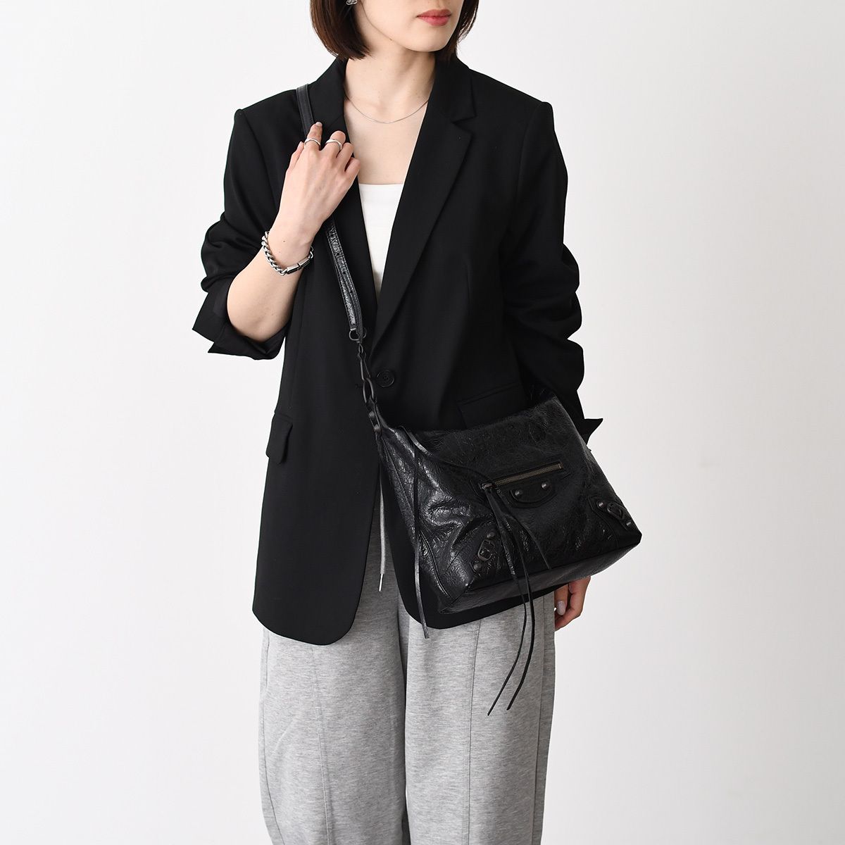 BALENCIAGA バレンシアガ ショルダーバッグ LE CITY ルシティ ホーボー 