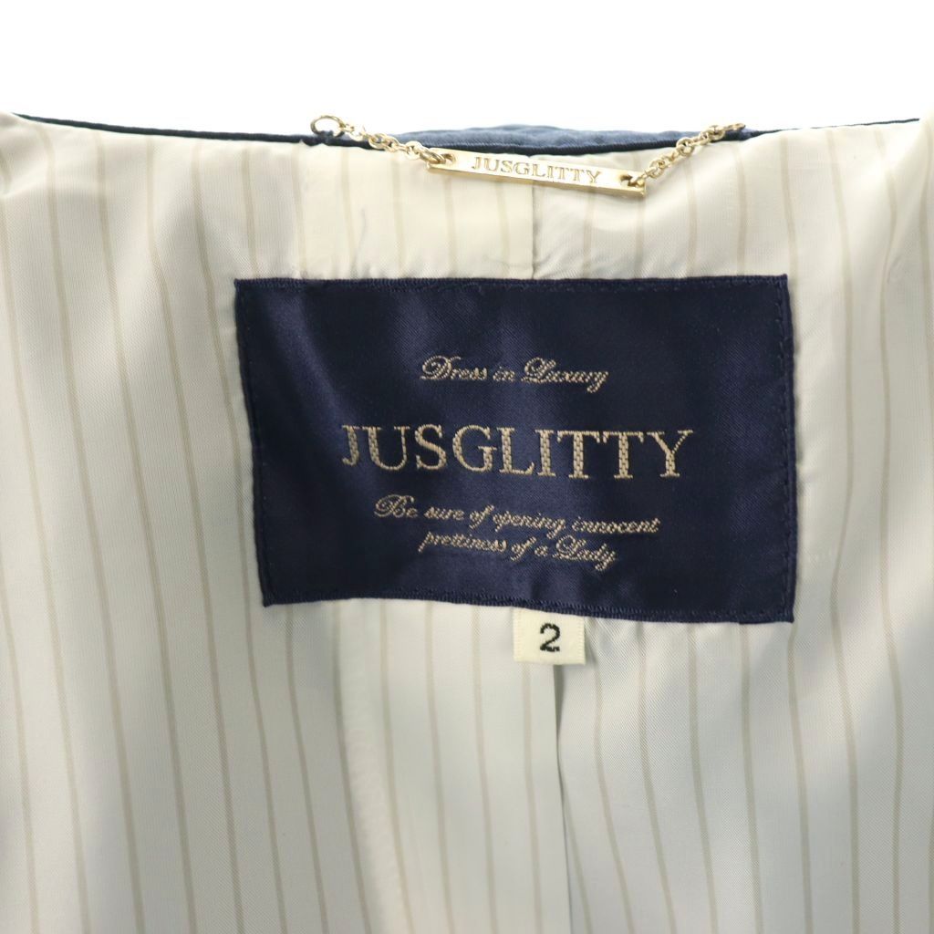 ジャスグリッティー JUSGLITTY Pコート ピーコート アウター ショート