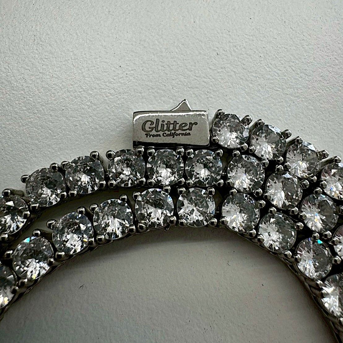 Glitter 46cm テニスチェーン ネックレス - メルカリ