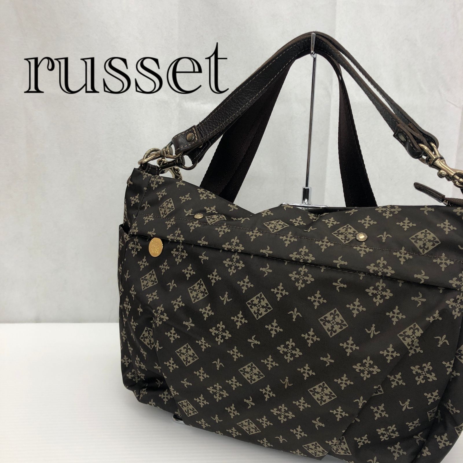 russet ラシット 2WAY ショルダーバッグ ハンドバッグ ブラウン 