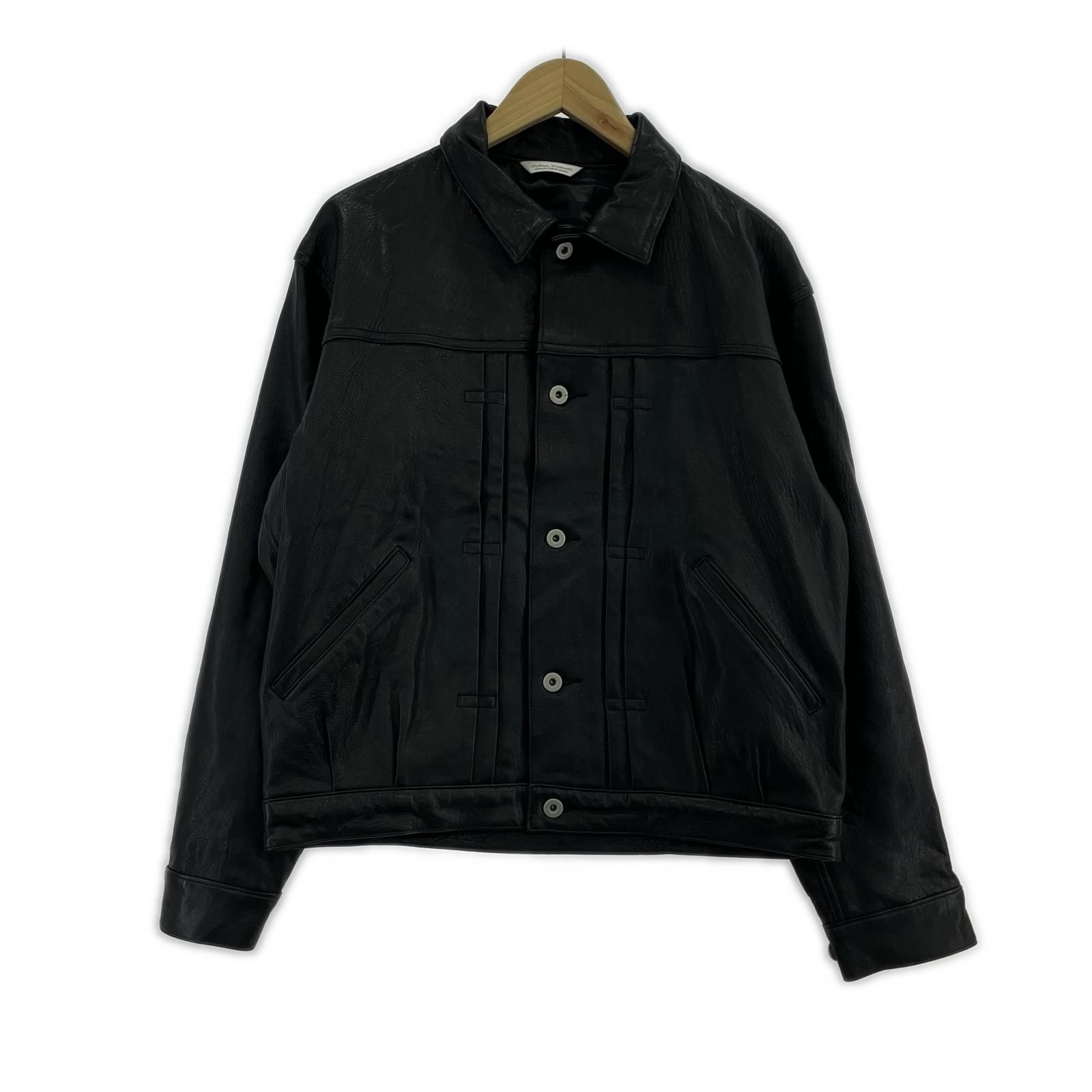 JOURNAL STANDARD ブラックレザージャケット JOURNAL STANDARD ﾚｻﾞｰﾄﾗｯｶｰｼﾞｬｹｯﾄ ﾌﾞﾗｯｸ M 25-011-600-2070-3-0