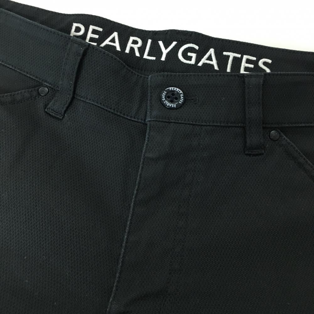パーリーゲイツ パンツ 黒 ストレッチ ロゴ メンズ 5(L) ゴルフウェア 