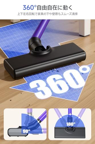 掃除機 コードレス 【2026革新版登場!45000Pa超強力吸引・45分連続稼働 