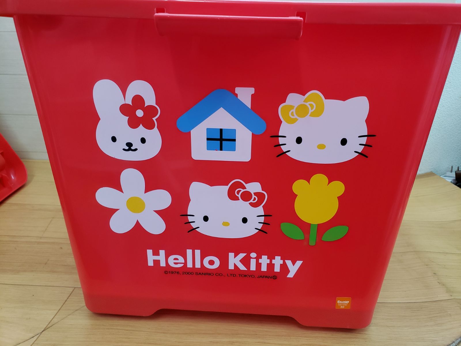 サンリオ ハローキティ 収納ケース おもちゃ箱 トイボックス 平成