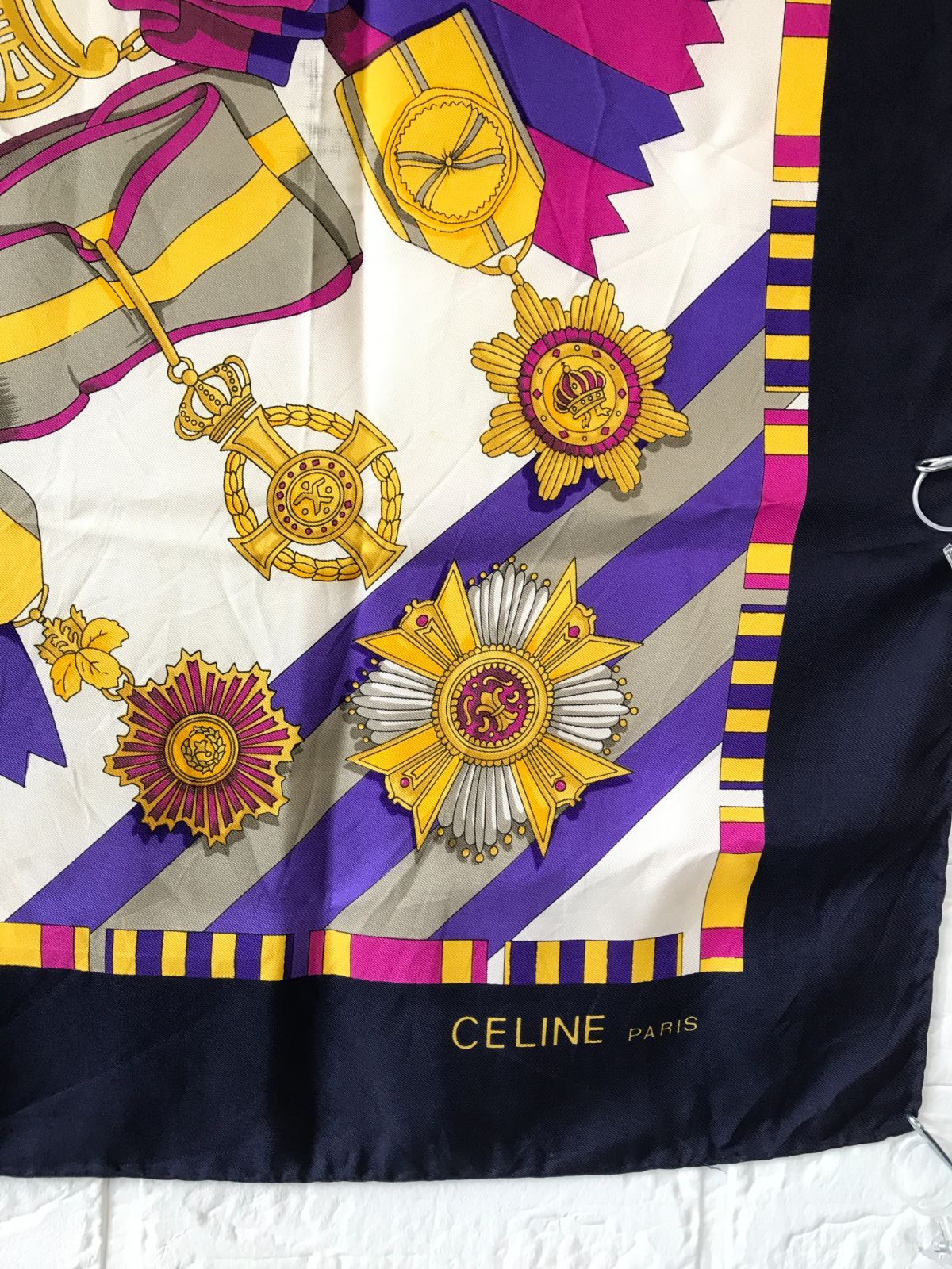CELINE セリーヌ 大判スカーフ 総柄 1476 - メルカリ