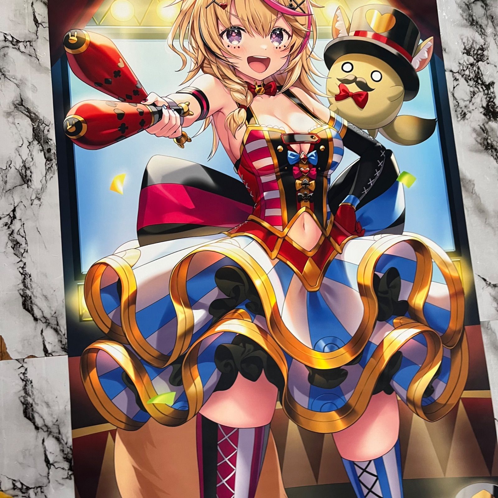 尾丸ポルカ ポルカおるよ 等身大タペストリー ホロライブ 尾丸ポルカ 