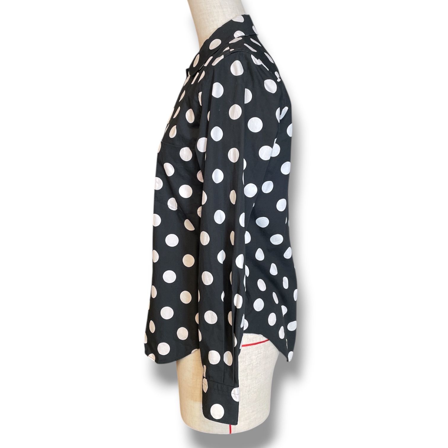 COMME des GARÇONS コムデギャルソン ドット柄 長袖シャツ ブラウス