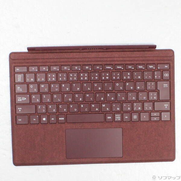 ソフマップ 〔中古品〕 Surface Pro Signature Type Cover FFP-00059 バーガンディ【258】