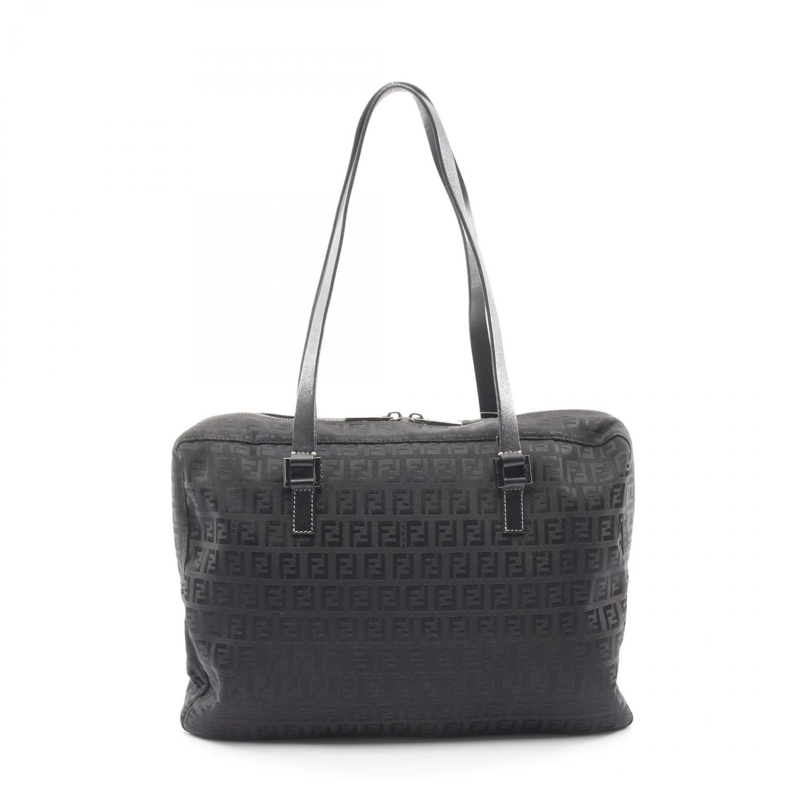 フェンディ FENDI トートバッグ ズッキーノ ブラック キャンバス フェンディ FENDI トートバッグ ズッキーノ ブラック キャンバス