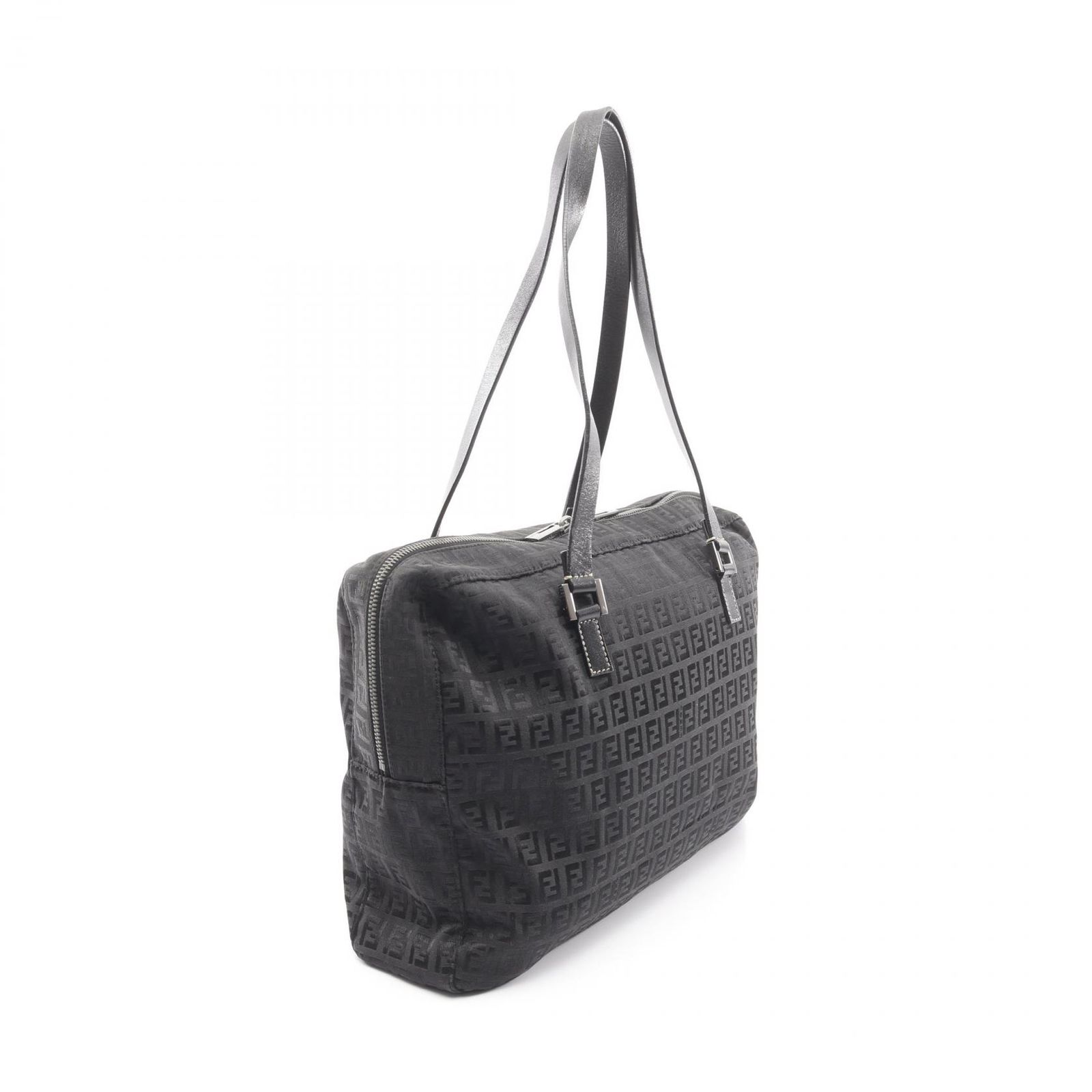 フェンディ FENDI トートバッグ ズッキーノ ブラック キャンバス フェンディ FENDI トートバッグ ズッキーノ ブラック キャンバス