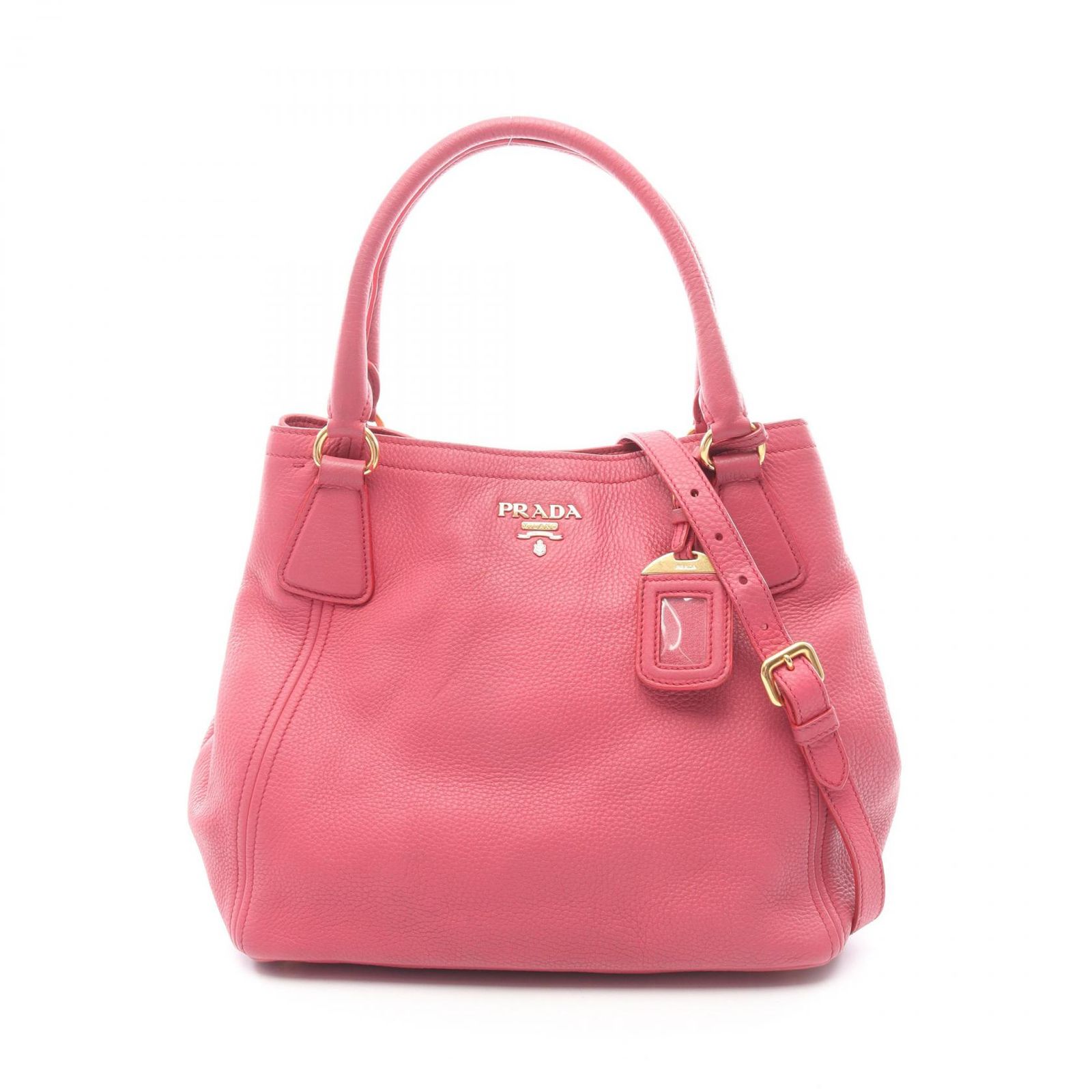 プラダ PRADA ハンドバッグ VIT DAINO ヴィッテロダイノ 2WAY ピンク 