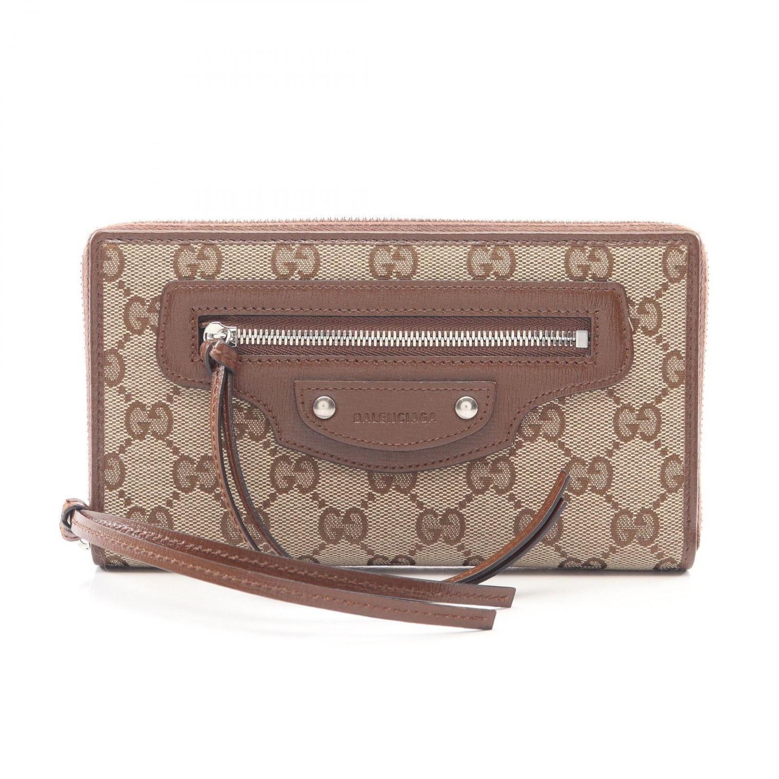 グッチ GUCCI ラウンド長財布 GUCCI × BALENCIAGA ザ ハッカー 