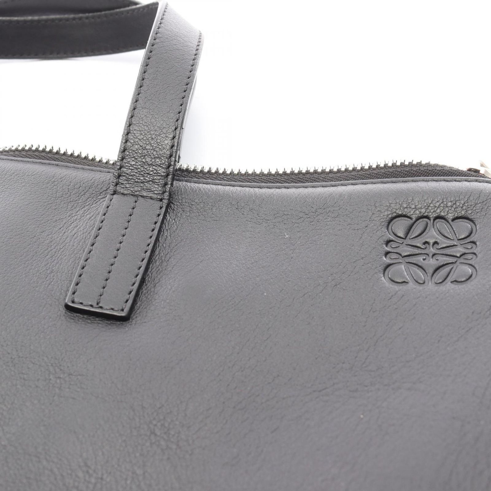 ロエベ LOEWE ビジネスバッグ アナグラム ブラック レザー アナグラム