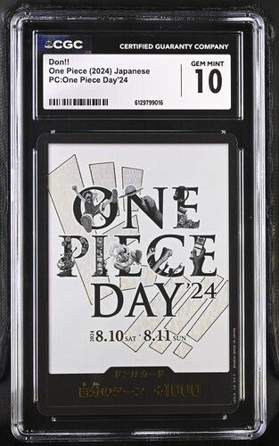 CGC10 ドン!!カード ONE PIECE DAY'24 プロモ ワンピースカード ONE