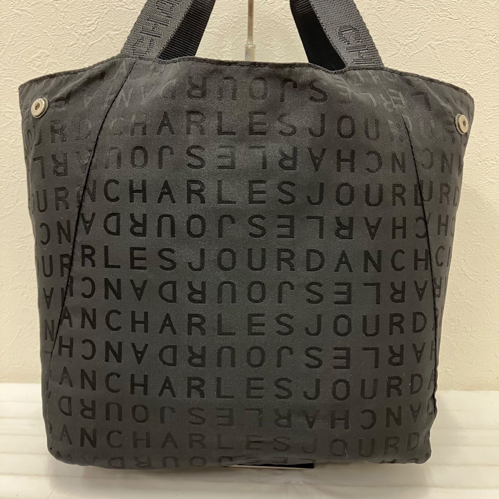 726 CHARLES JOURDAN シャルルジョルダン トートバッグ ロゴ 英字 