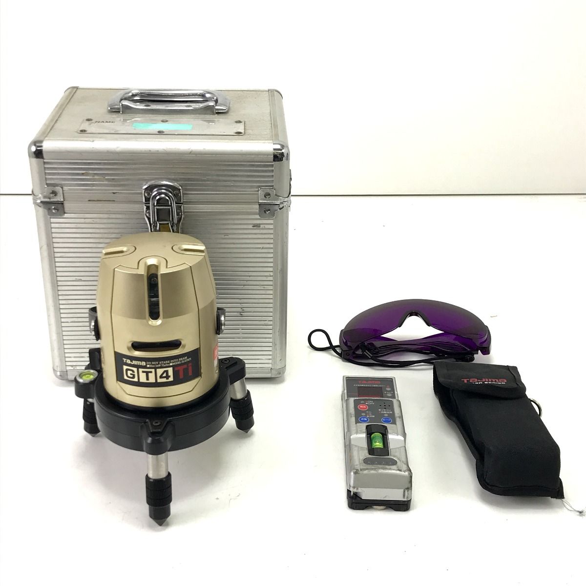 TAJIMA GT4 Ti タジマレーザー墨出し器 受光器付きです 〇タジマ