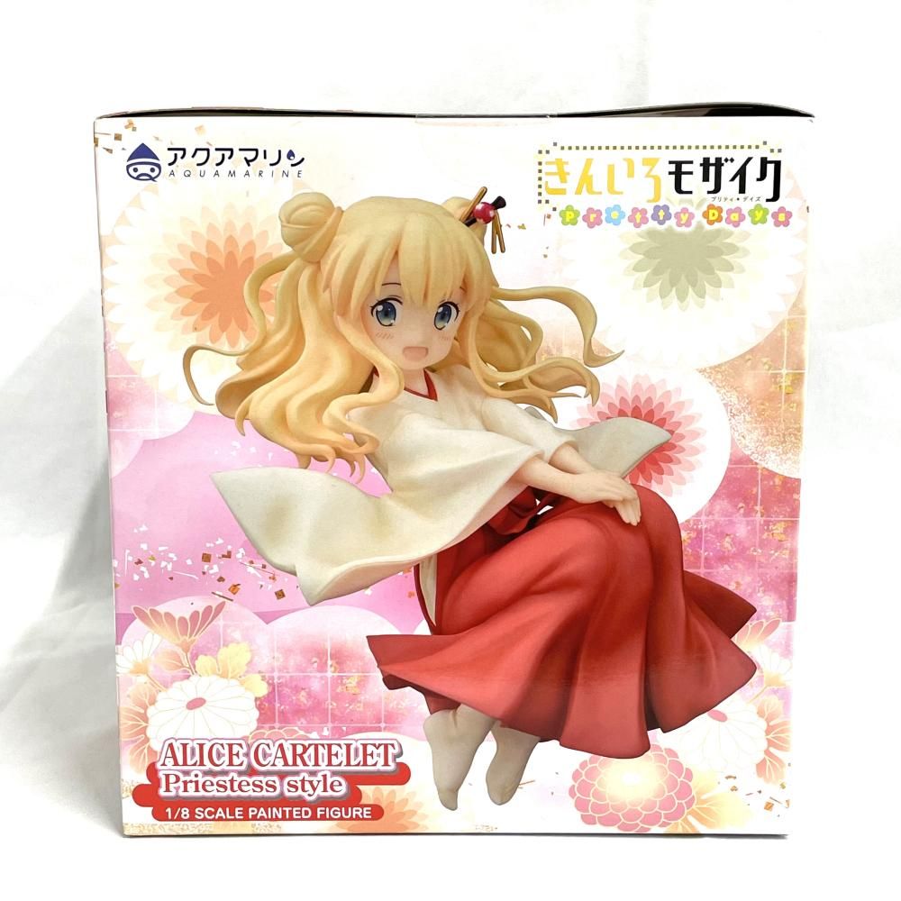 中古】未開封)アリス・カータレット 巫女style 1/8 きんいろモザイク
