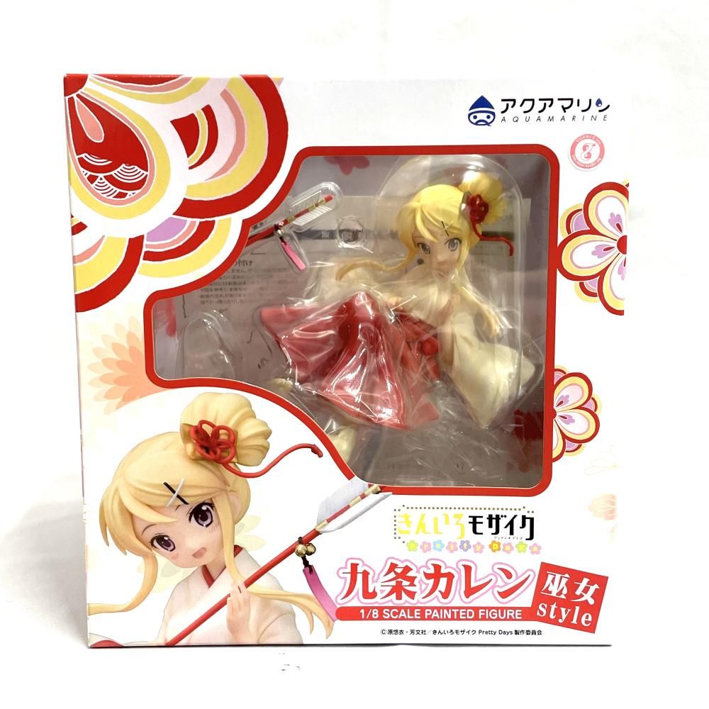 中古】未開封)九条カレン 巫女style 1/8 きんいろモザイク Pretty Days