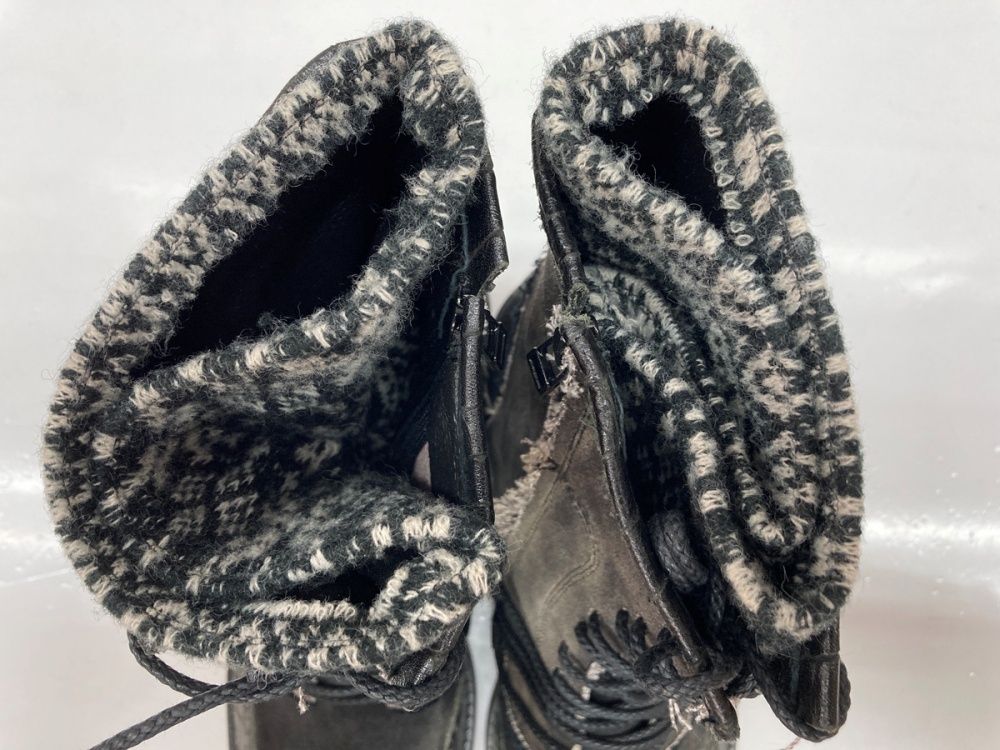 ギフチャークランプ GIFTUR CRUMP Side Zip Distressed Layered Boots