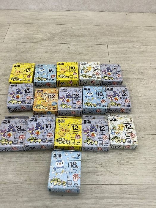 U5 ポケモンテプラ テプラテープ 未使用保管品 テプラプロ ポケモンラベル 希少 16本 現状品