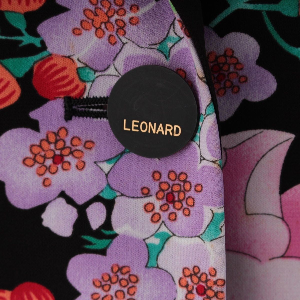 ジャケット・アウター LEONARD レオナール テーラードジャケット 花柄 