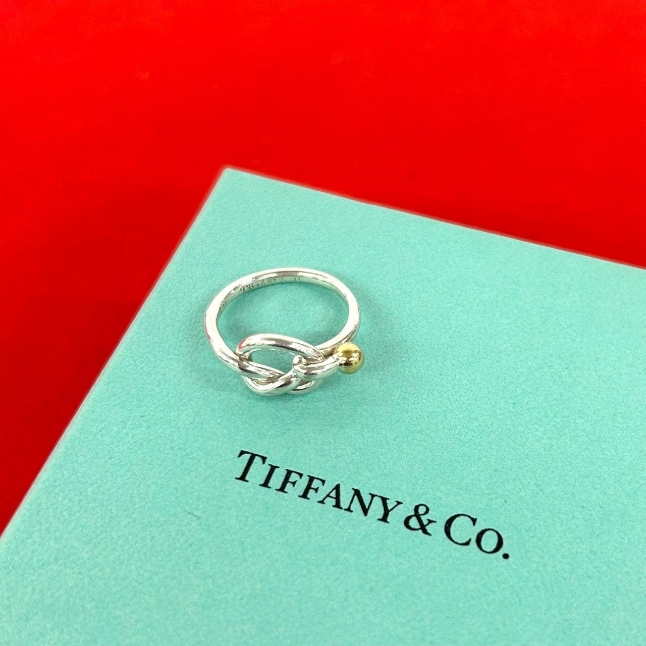 ティファニー TIFFANY & Co. ラブノット リング リング 指輪 K18YG