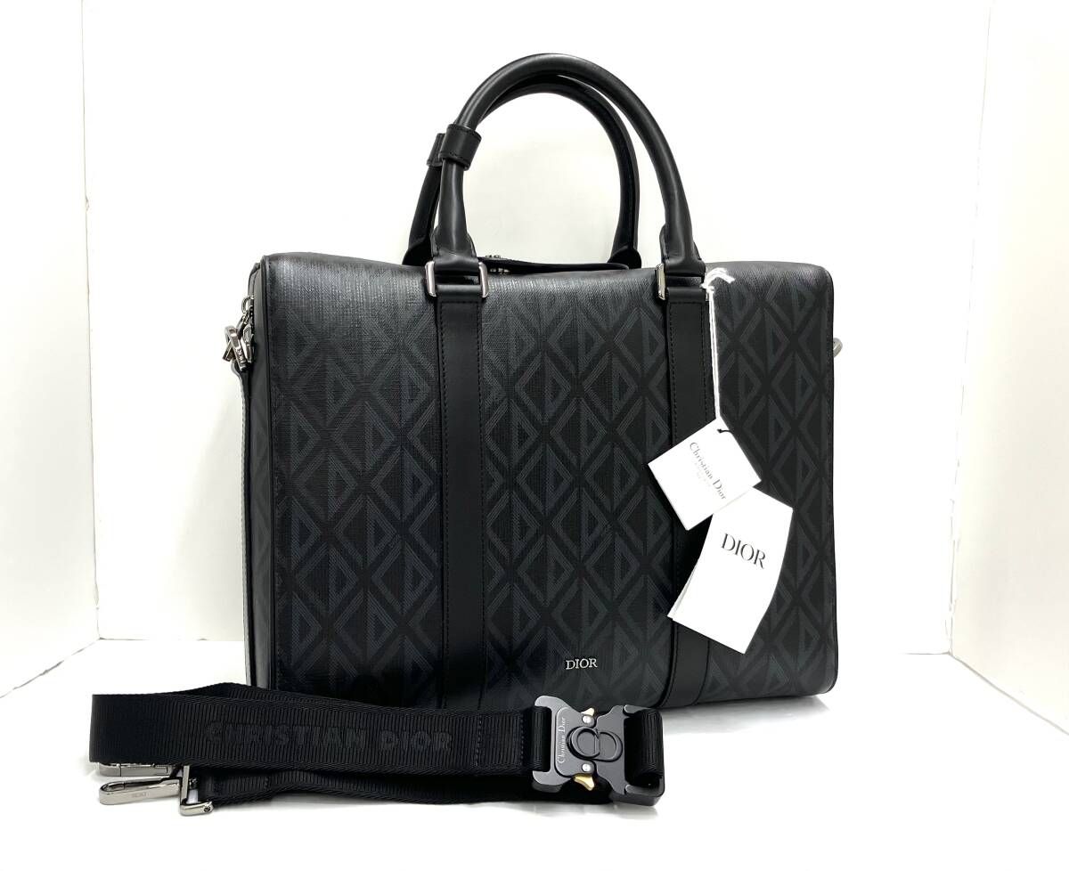 美品】Christian Dior クリスチャン ディオール CDダイヤモンド ランゴ 