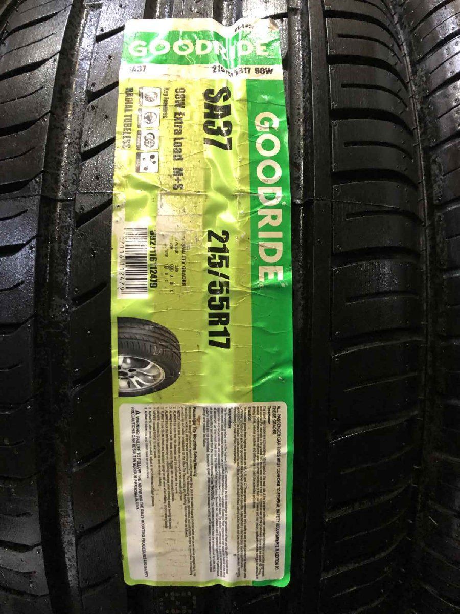 新品】GOODRIDE SPORT SA-37 215/55R17 98W 17インチ 夏タイヤ 4本 23 