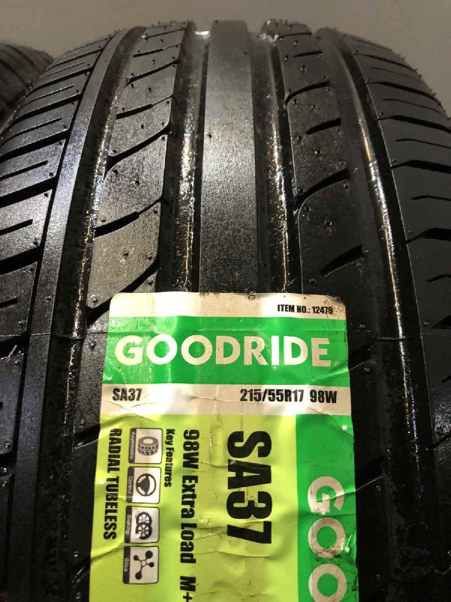 新品】GOODRIDE SPORT SA-37 215/55R17 98W 17インチ 夏タイヤ 4本 23 