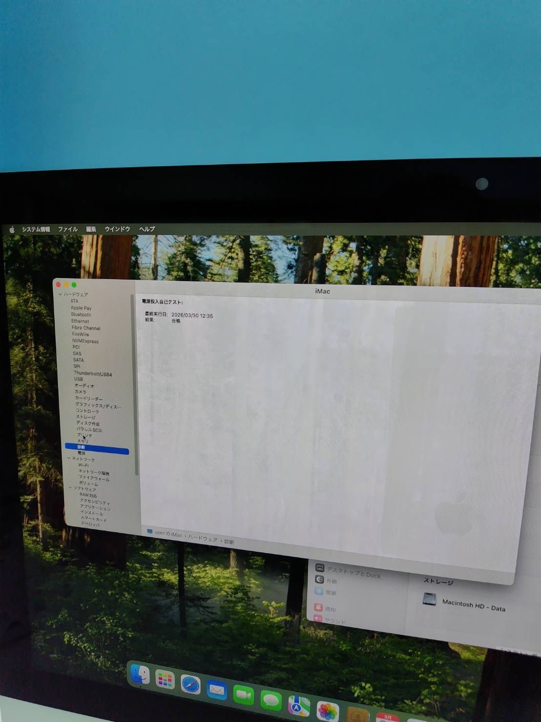 ジャンク】iMac（Retina 4K,21.5インチ,2019）1TB/16GB〈A2116 