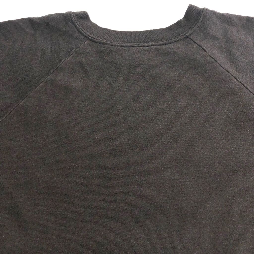 80年代 USA製 Champion チャンピオン カレッジスウェット ブラック(メンズ XL)中古 古着 X6666 80年代 USA製 Champion チャンピオン カレッジスウェット ブラック