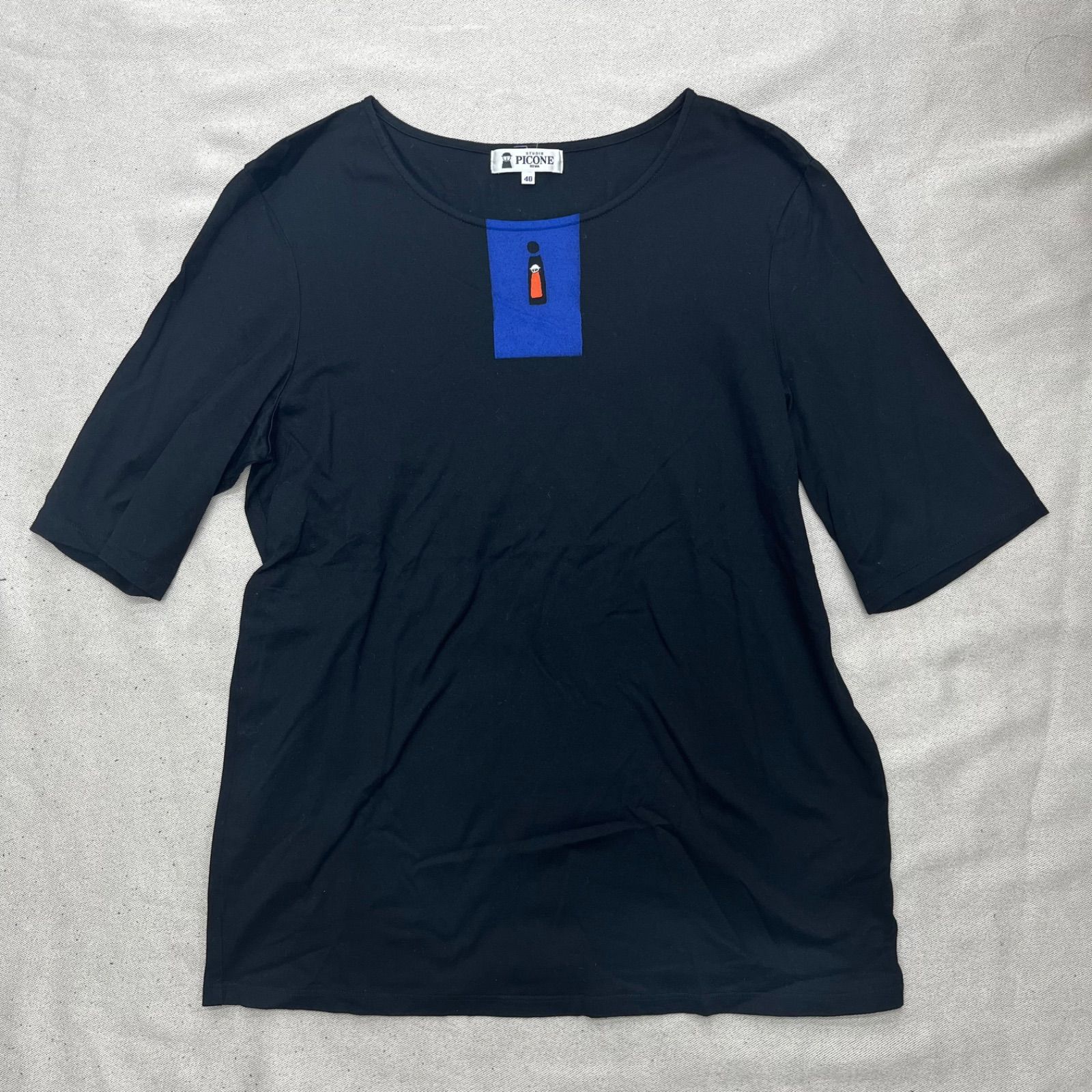 PICONE ピッコーネ スタジオピッコーネ ローマTシャツ 40 新品 STUDIO PICONE ROMA スタジオピッコーネローマ Tシャツ 半袖 トップス